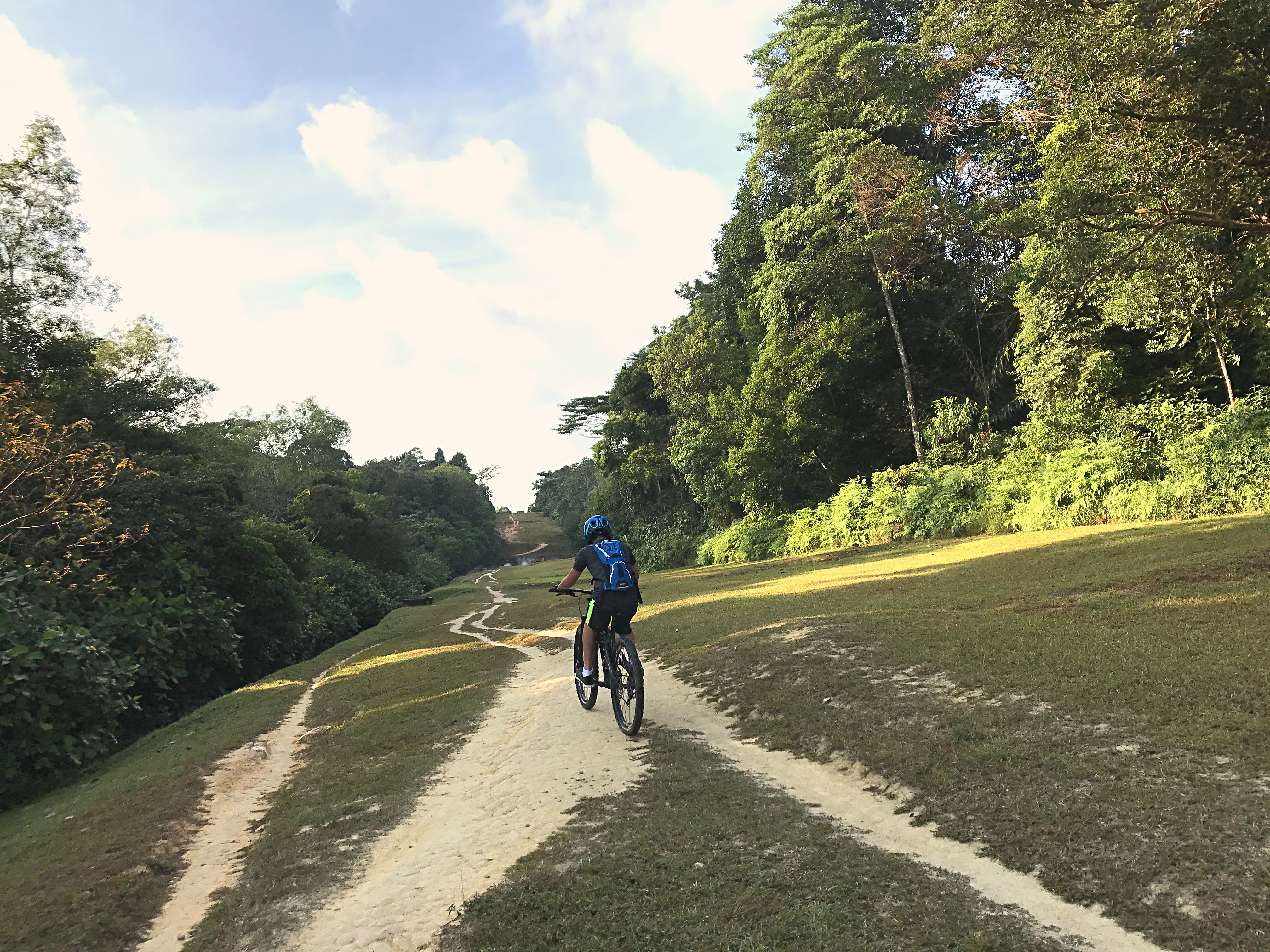 Mountain bike coaching Singapore tropical trail