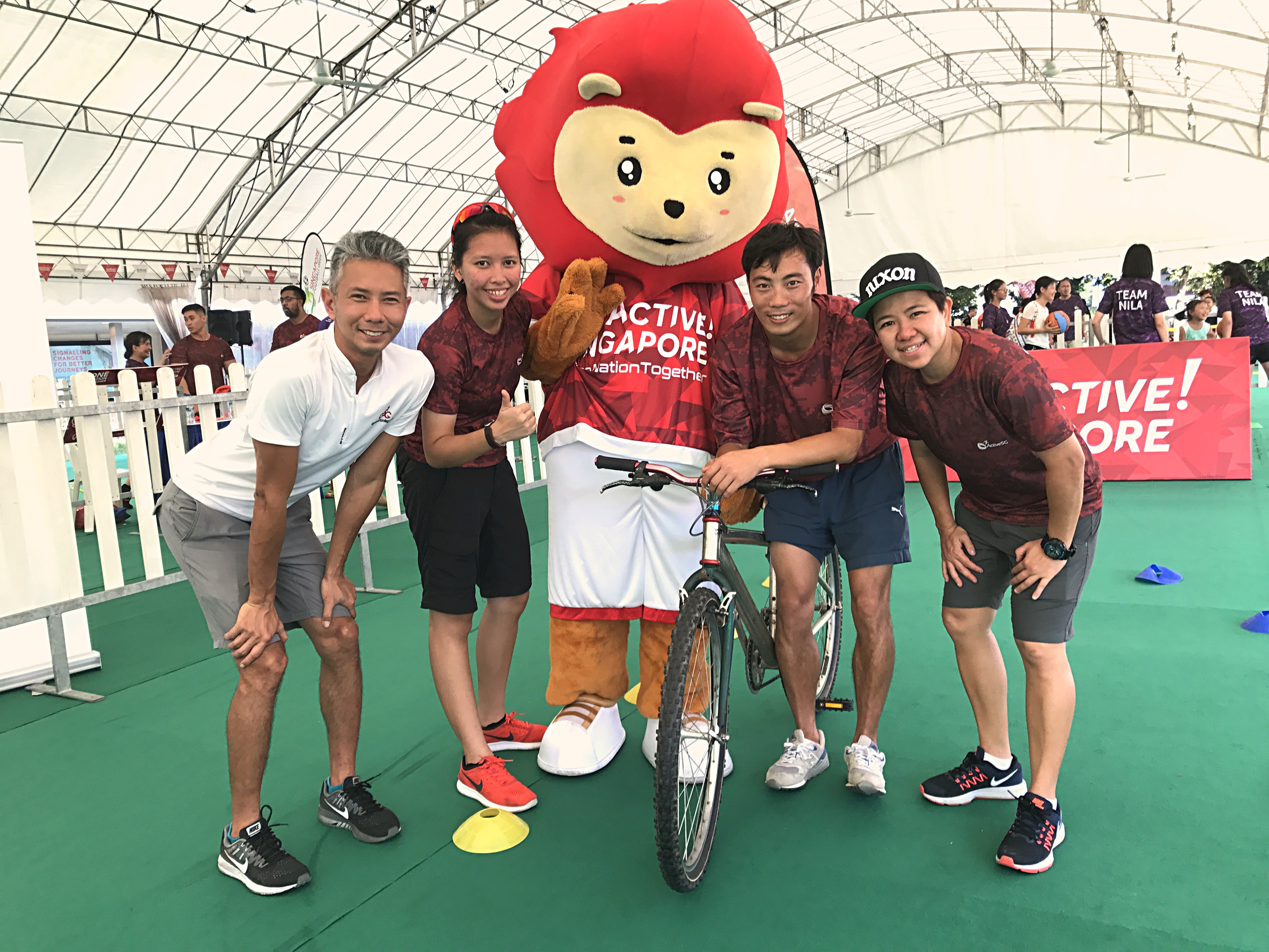 Coach Fai at Sport Singapore Active! Singapore event